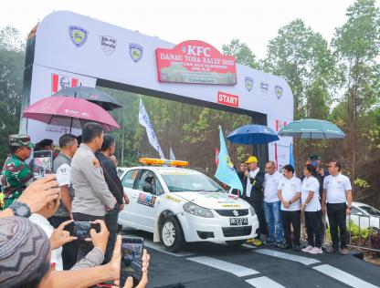 KFC Danau Toba Rally 2023 Dibuka, 39 Pereli Siap Adu Cepat